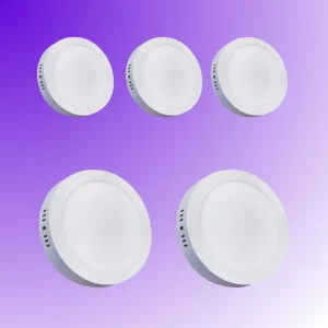 PAQUETE 5 DOWNLIGHT REDONDO 12W BC